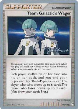 Team Galactic's Wager (115/123) (Psychic Lock - Jason Klaczynski) [World Championships 2008] | Eastridge Sports Cards & Games