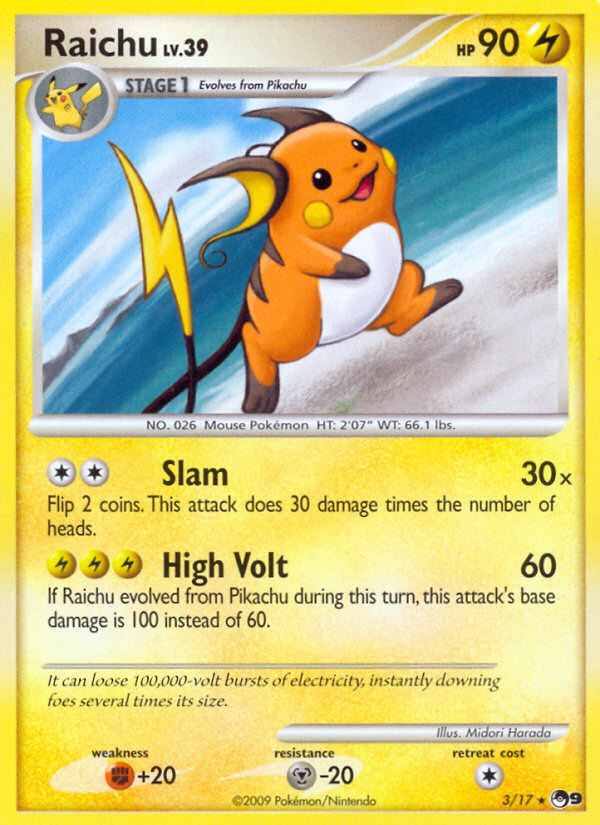 Raichu (3/17) [POP Series 9] | Eastridge Sports Cards & Games