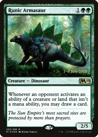 Runic Armasaur [Core Set 2019 Promos] | Eastridge Sports Cards & Games