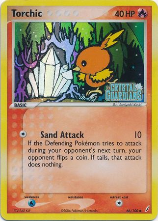 Torchic (66/100) (Stamped) [EX: Crystal Guardians] | Eastridge Sports Cards & Games