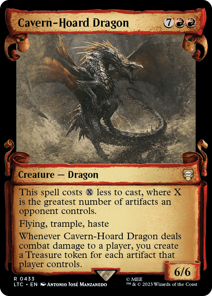 Cavern-Hoard Dragon [The Lord of the Rings: Tales of Middle-Earth Commander Showcase Scrolls] | Eastridge Sports Cards & Games