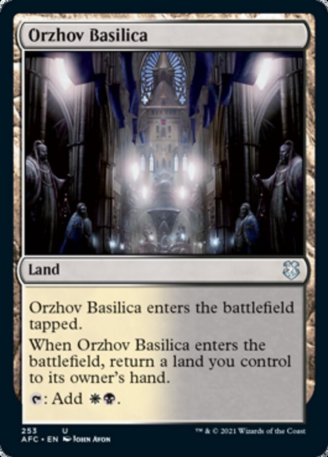 Orzhov Basilica [Dungeons & Dragons: Adventures in the Forgotten Realms Commander] | Eastridge Sports Cards & Games