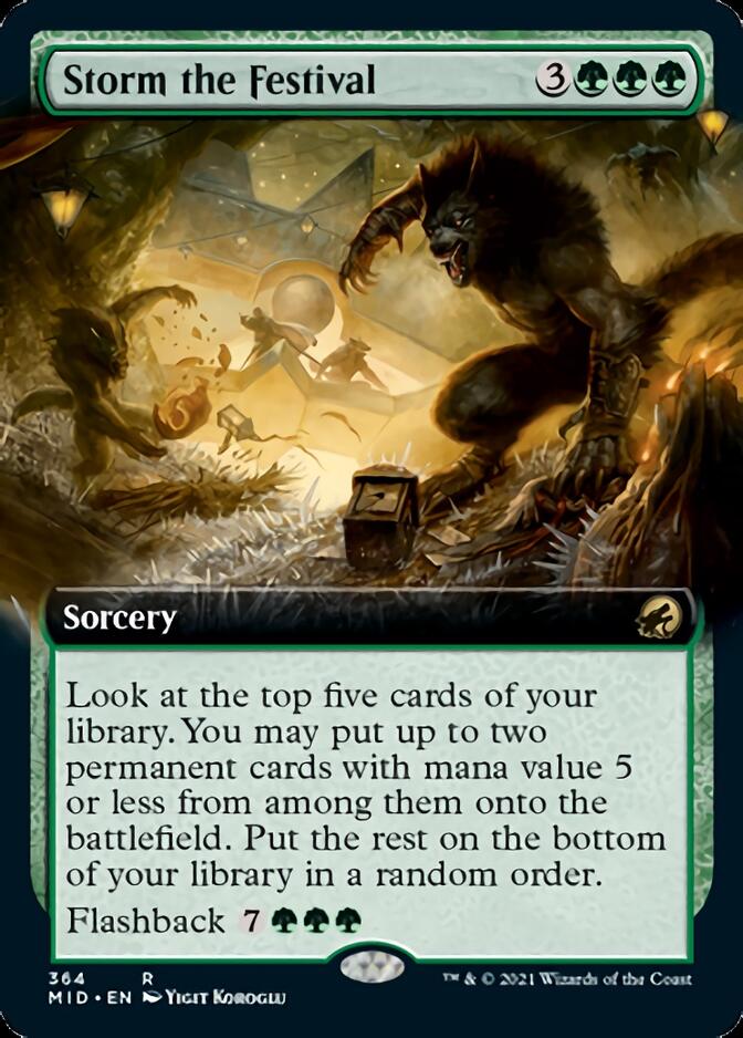 Storm the Festival (Extended) [Innistrad: Midnight Hunt] | Eastridge Sports Cards & Games