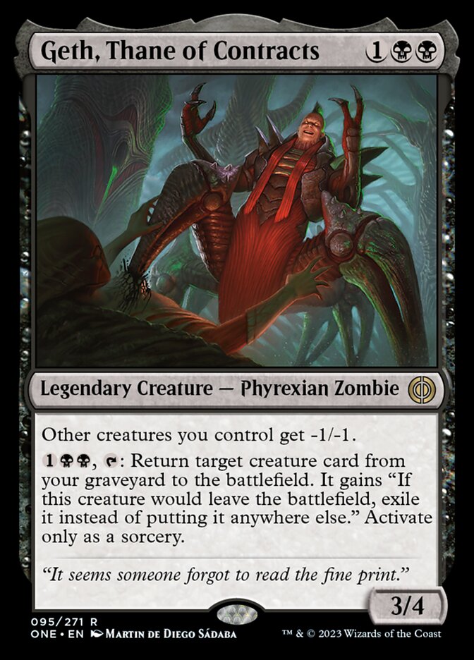 Geth, Thane of Contracts [Phyrexia: All Will Be One] | Eastridge Sports Cards & Games