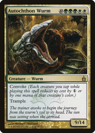 Autochthon Wurm [Ravnica: City of Guilds] | Eastridge Sports Cards & Games