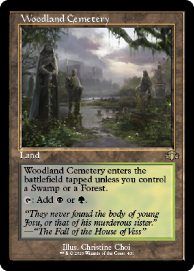 Woodland Cemetery (Retro) [Dominaria Remastered] | Eastridge Sports Cards & Games