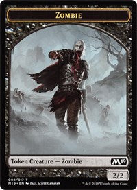 Zombie // Thopter Double-sided Token (Game Night) [Core Set 2019 Tokens] | Eastridge Sports Cards & Games