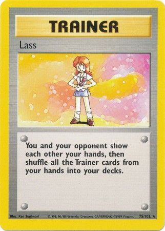 Lass (75/102) [Base Set Unlimited] | Eastridge Sports Cards & Games