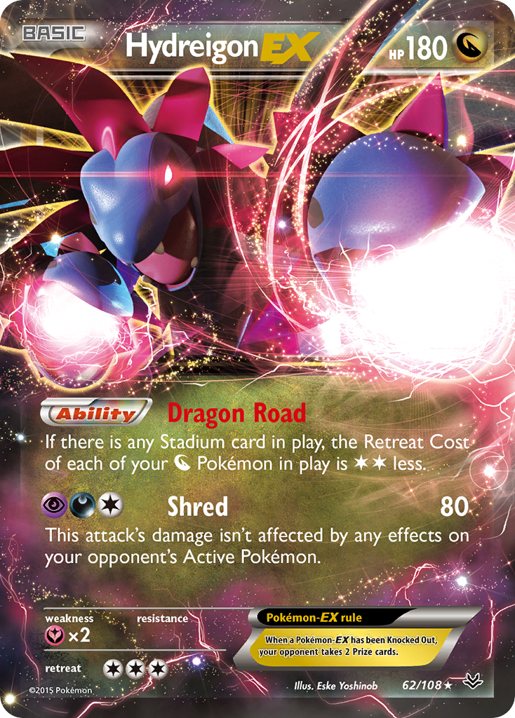 Hydreigon EX (62/108) [XY: Roaring Skies] | Eastridge Sports Cards & Games