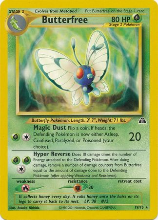 Butterfree (19/75) [Neo Discovery Unlimited] | Eastridge Sports Cards & Games