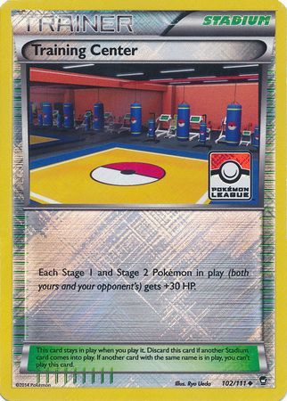 Training Center (102/111) (League Promo) [XY: Furious Fists] | Eastridge Sports Cards & Games