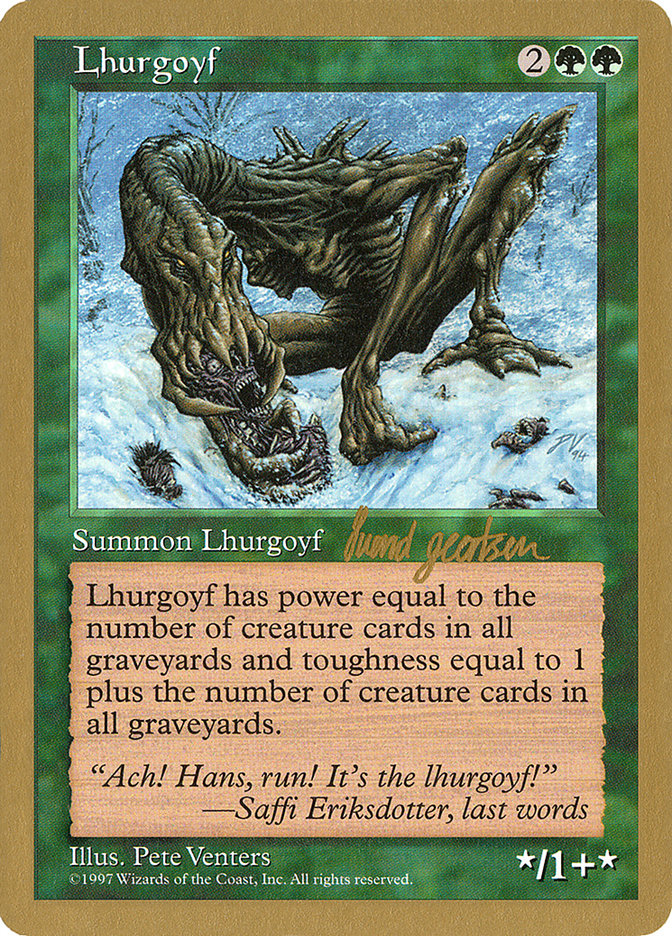 Lhurgoyf (Svend Geertsen) [World Championship Decks 1997] | Eastridge Sports Cards & Games