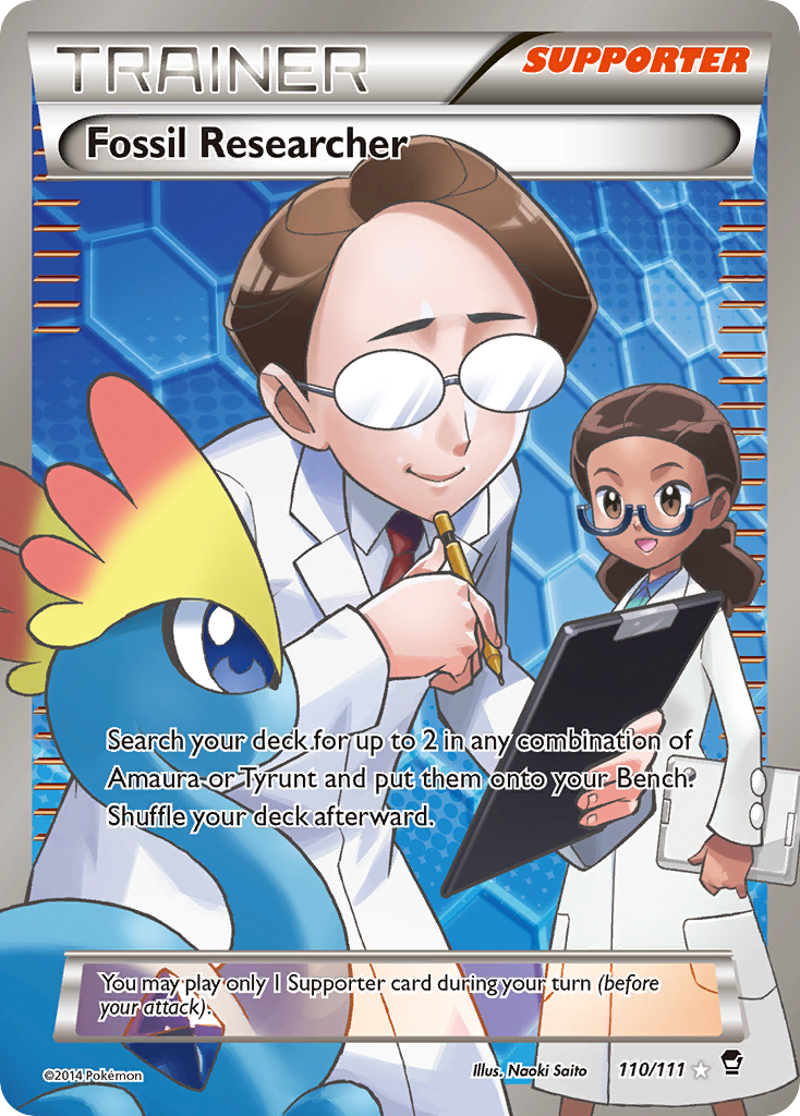Fossil Researcher (110/111) [XY: Furious Fists] | Eastridge Sports Cards & Games