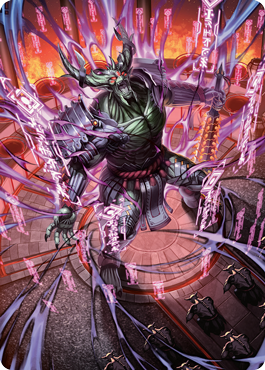 Hidetsugu, Devouring Chaos Art Card [Kamigawa: Neon Dynasty Art Series] | Eastridge Sports Cards & Games