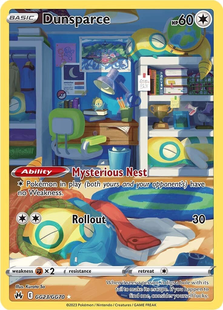 Dunsparce (GG23/GG70) [Sword & Shield: Crown Zenith] | Eastridge Sports Cards & Games