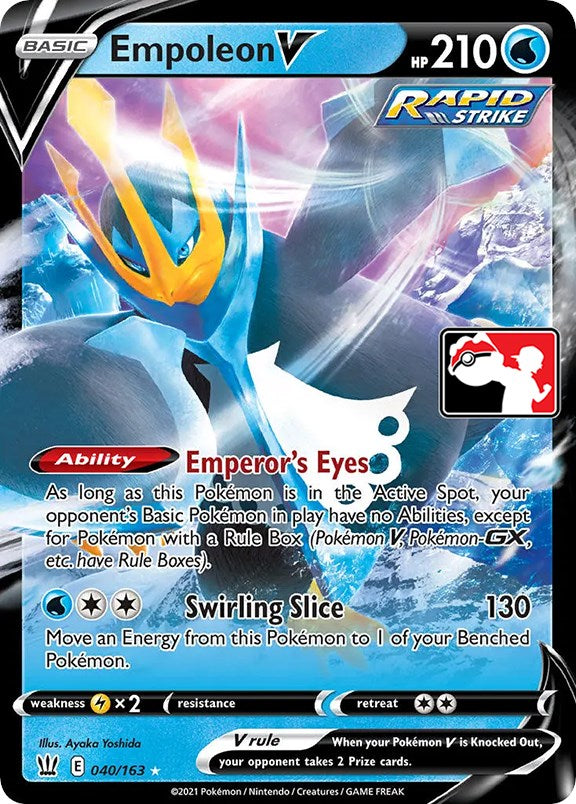 Empoleon V (040/163) [Prize Pack Series One] | Eastridge Sports Cards & Games