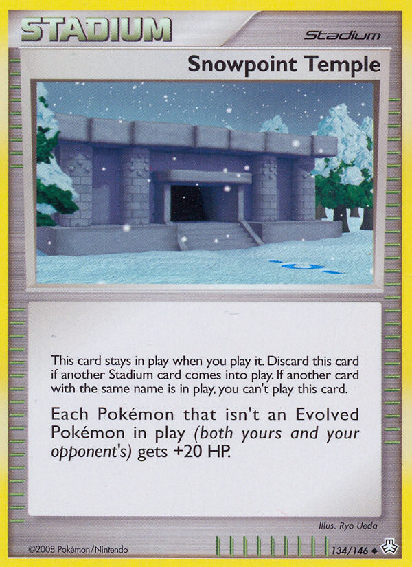 Snowpoint Temple (134/146) [Diamond & Pearl: Legends Awakened] | Eastridge Sports Cards & Games