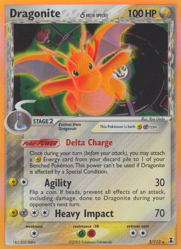 Dragonite (3/113) (Delta Species) [EX: Delta Species] | Eastridge Sports Cards & Games