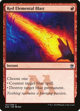 Red Elemental Blast [Masters 25] | Eastridge Sports Cards & Games