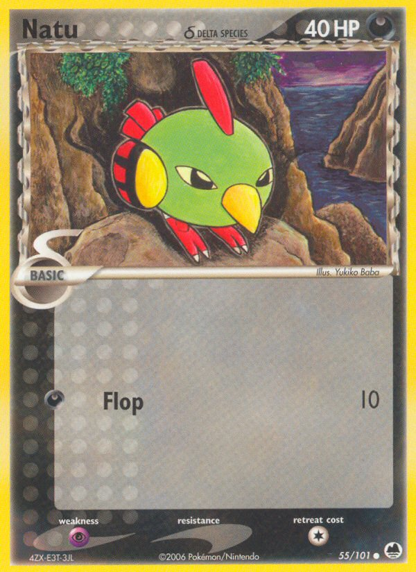 Natu (55/101) (Delta Species) [EX: Dragon Frontiers] | Eastridge Sports Cards & Games