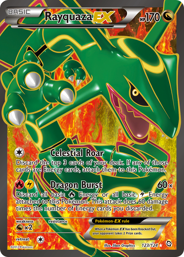 Rayquaza EX (123/124) [Black & White: Dragons Exalted] | Eastridge Sports Cards & Games