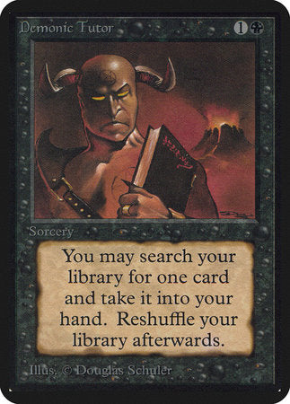 Demonic Tutor [Limited Edition Alpha] | Eastridge Sports Cards & Games