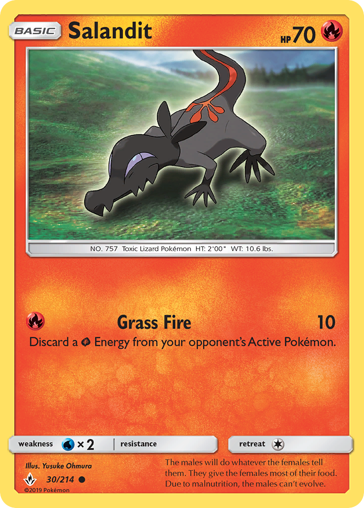 Salandit (30/214) [Sun & Moon: Unbroken Bonds] | Eastridge Sports Cards & Games