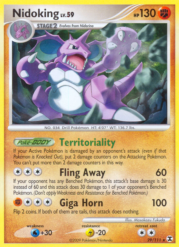 Nidoking (29/111) [Platinum: Rising Rivals] | Eastridge Sports Cards & Games