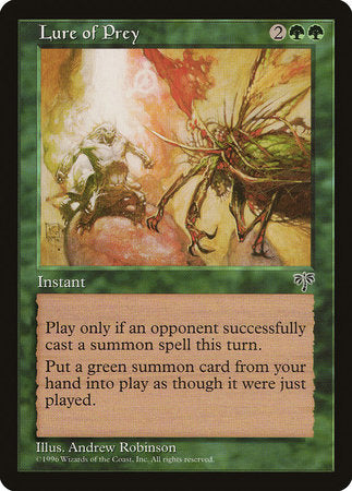 Lure of Prey [Mirage] | Eastridge Sports Cards & Games