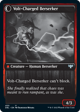 Voltaic Visionary // Volt-Charged Berserker [Innistrad: Double Feature] | Eastridge Sports Cards & Games