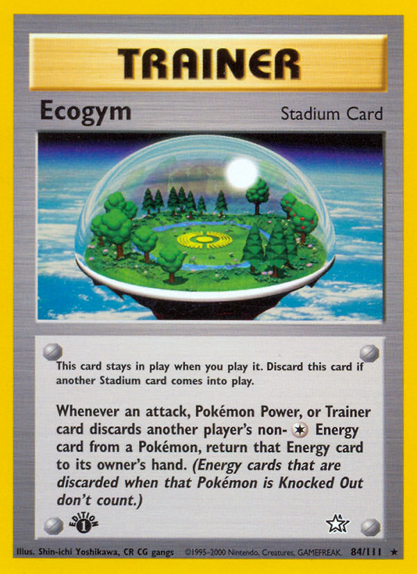 Ecogym (84/111) [Neo Genesis 1st Edition] | Eastridge Sports Cards & Games