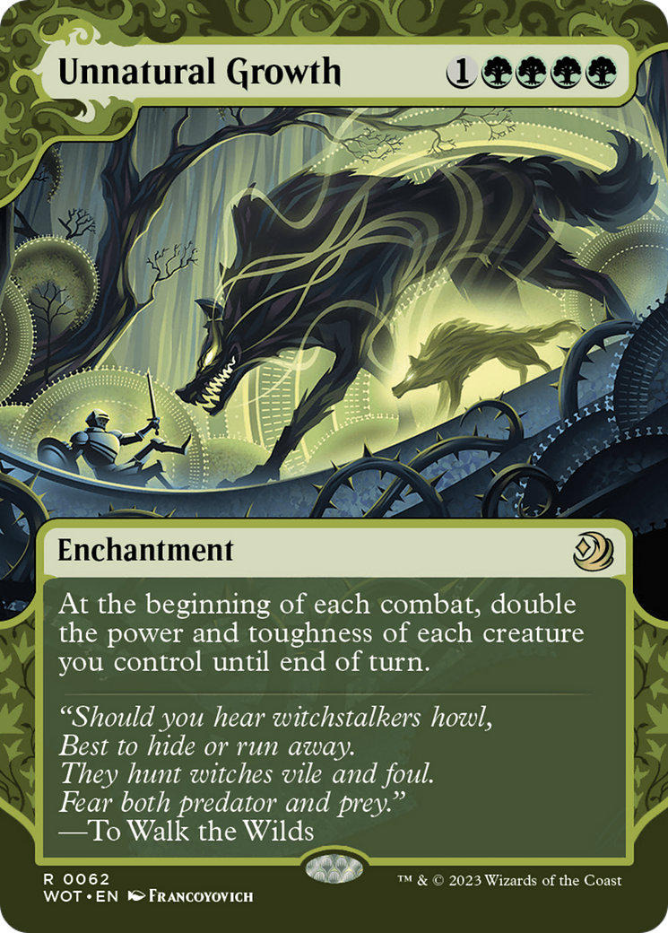 Unnatural Growth [Wilds of Eldraine: Enchanting Tales] | Eastridge Sports Cards & Games