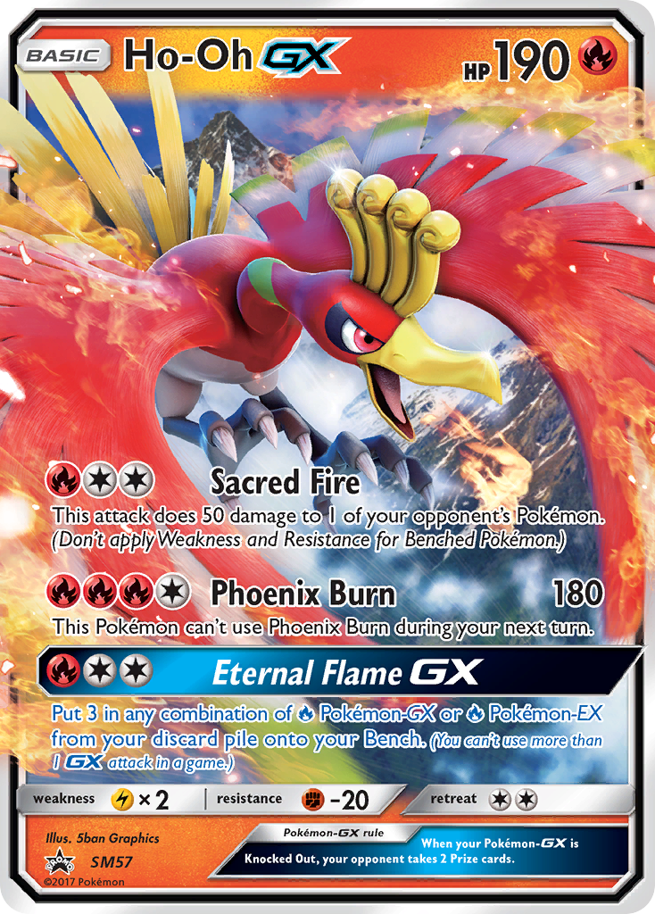 Ho-Oh GX (SM57) [Sun & Moon: Black Star Promos] | Eastridge Sports Cards & Games