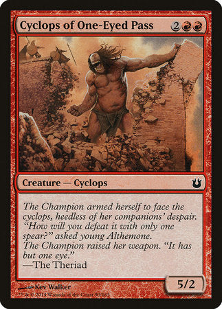 Cyclops of One-Eyed Pass [Born of the Gods] | Eastridge Sports Cards & Games