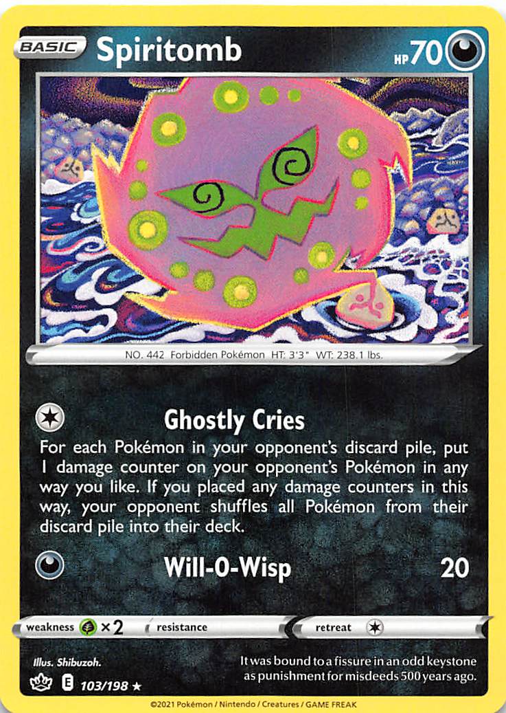 Spiritomb (103/198) [Sword & Shield: Chilling Reign] | Eastridge Sports Cards & Games