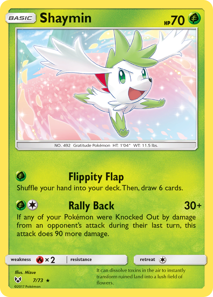 Shaymin (7/73) [Sun & Moon: Shining Legends] | Eastridge Sports Cards & Games