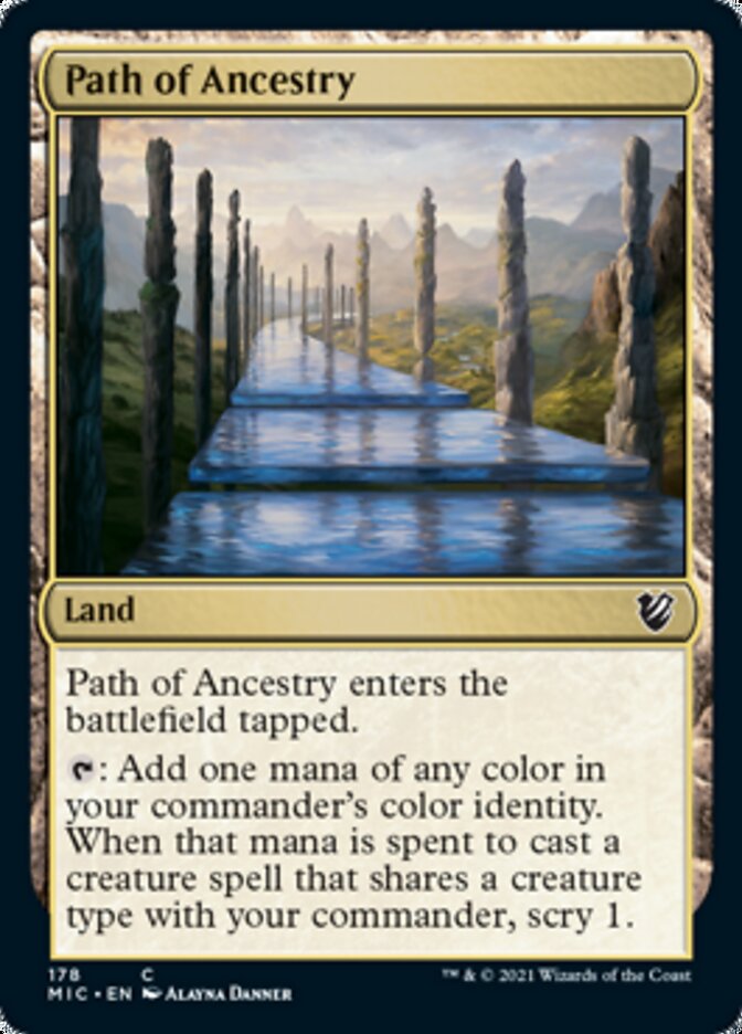 Path of Ancestry [Innistrad: Midnight Hunt Commander] | Eastridge Sports Cards & Games