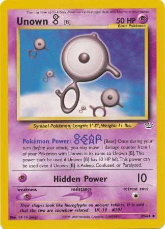 Unown [B] (39/64) [Neo Revelation Unlimited] | Eastridge Sports Cards & Games