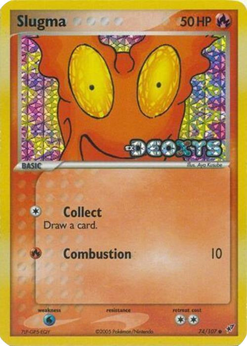 Slugma (74/107) (Stamped) [EX: Deoxys] | Eastridge Sports Cards & Games