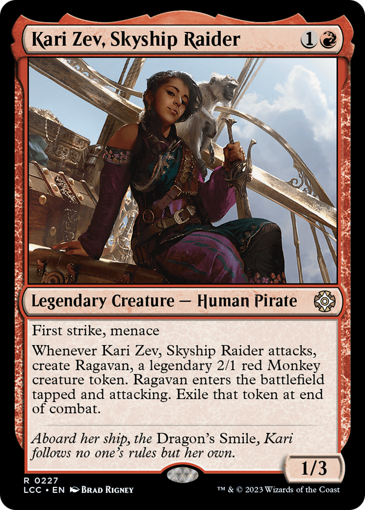 Kari Zev, Skyship Raider [The Lost Caverns of Ixalan Commander] | Eastridge Sports Cards & Games