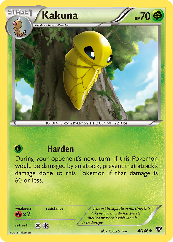 Kakuna (4/146) [XY: Base Set] | Eastridge Sports Cards & Games