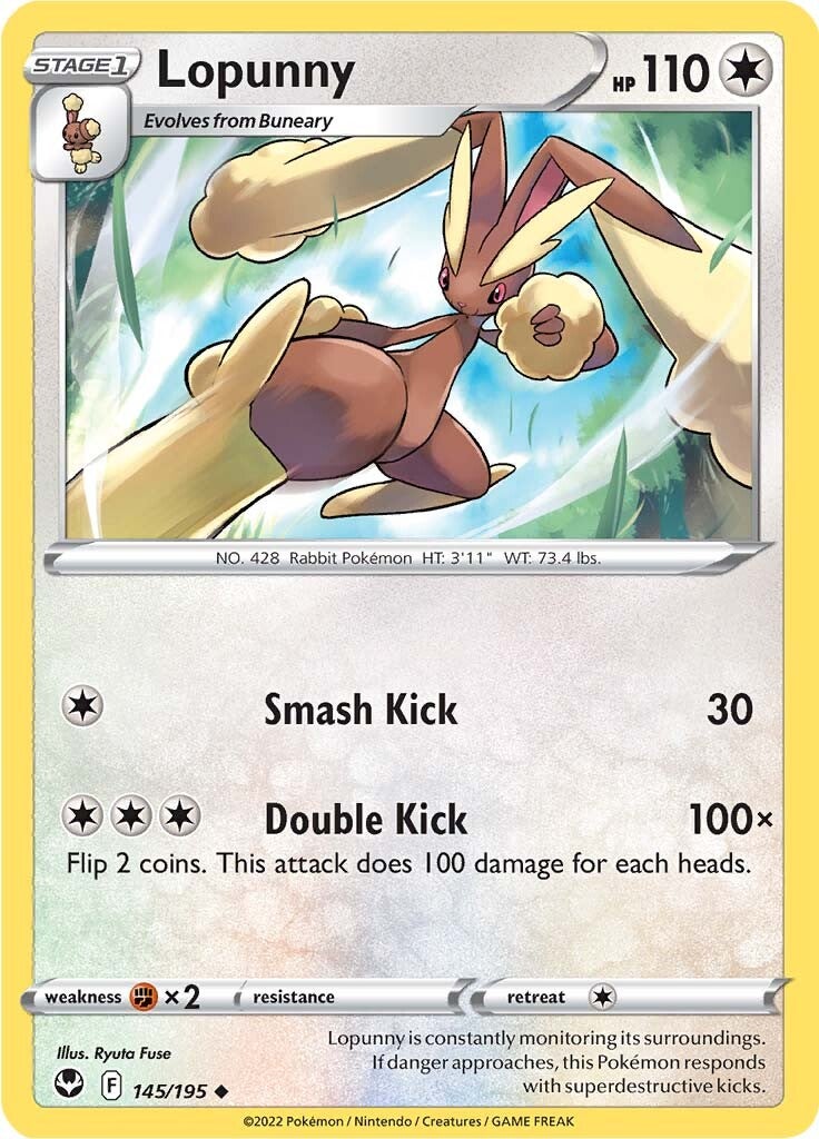 Lopunny (145/195) [Sword & Shield: Silver Tempest] | Eastridge Sports Cards & Games