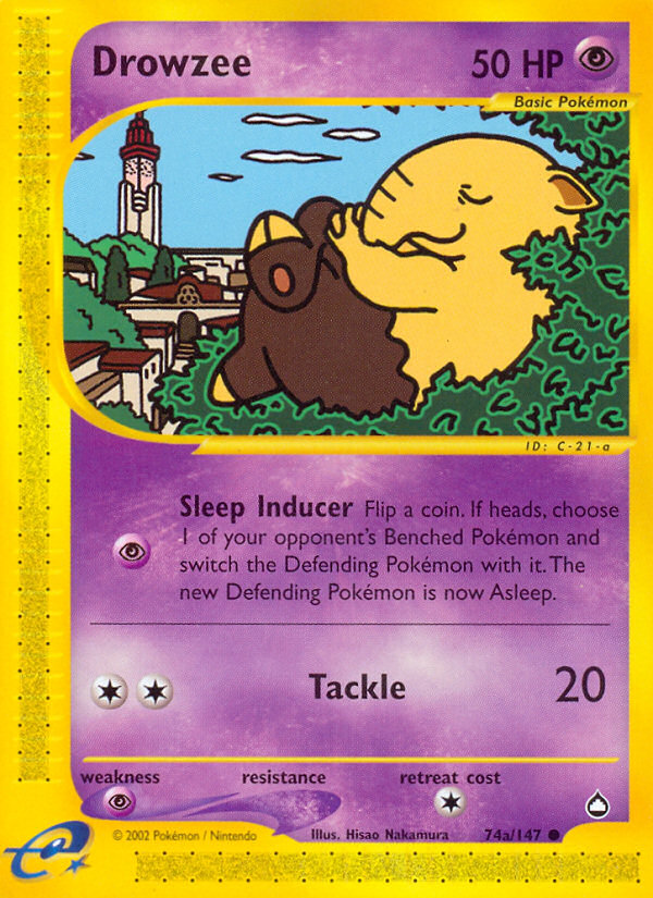 Drowzee (74a/147) [Aquapolis] | Eastridge Sports Cards & Games