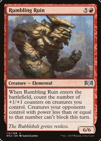 Rumbling Ruin [Ravnica Allegiance] | Eastridge Sports Cards & Games