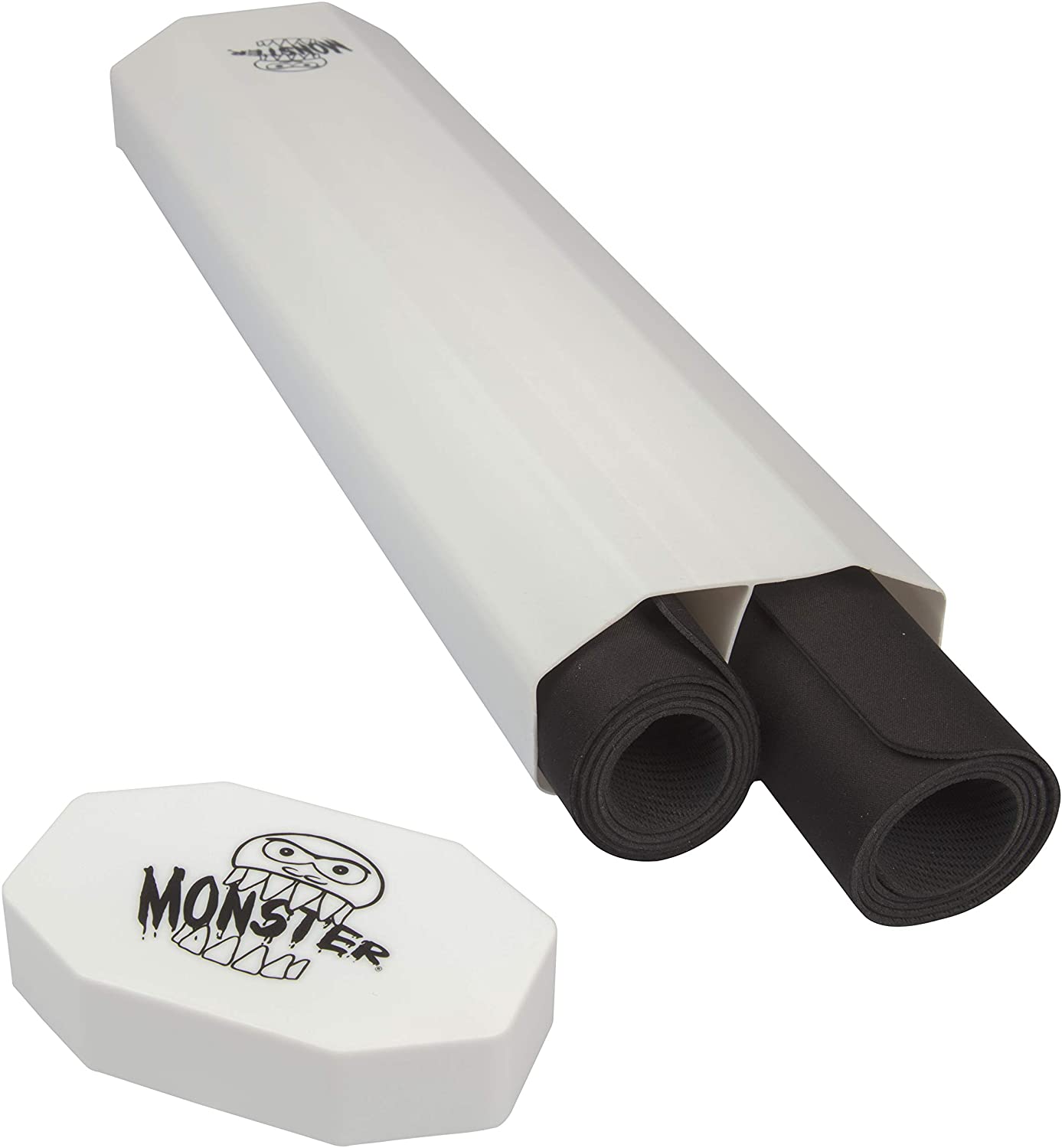 Monster Dual Playmat Tube - Opaque White | Eastridge Sports Cards & Games