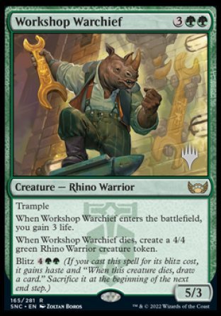 Workshop Warchief (Promo Pack) [Streets of New Capenna Promos] | Eastridge Sports Cards & Games