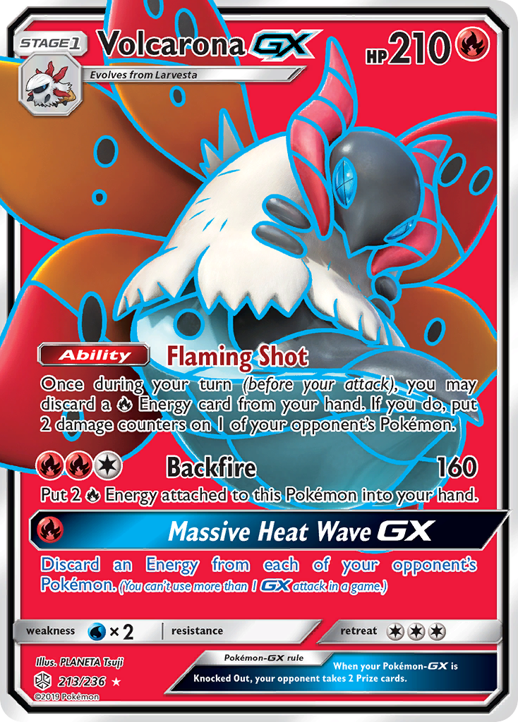 Volcarona GX (213/236) [Sun & Moon: Cosmic Eclipse] | Eastridge Sports Cards & Games