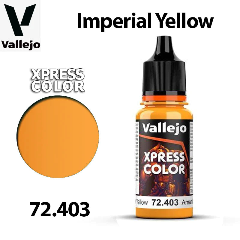 VALLEJO GAME COLOR Xpress: Imperial Yellow (18ML) | Eastridge Sports Cards & Games