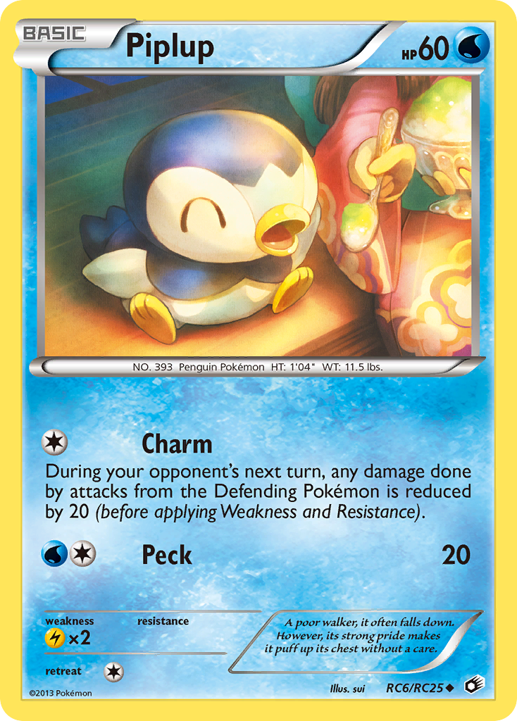 Piplup (RC6/RC25) [Black & White: Legendary Treasures] | Eastridge Sports Cards & Games