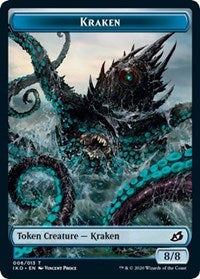 Kraken // Human Soldier (005) Double-sided Token [Ikoria: Lair of Behemoths Tokens] | Eastridge Sports Cards & Games